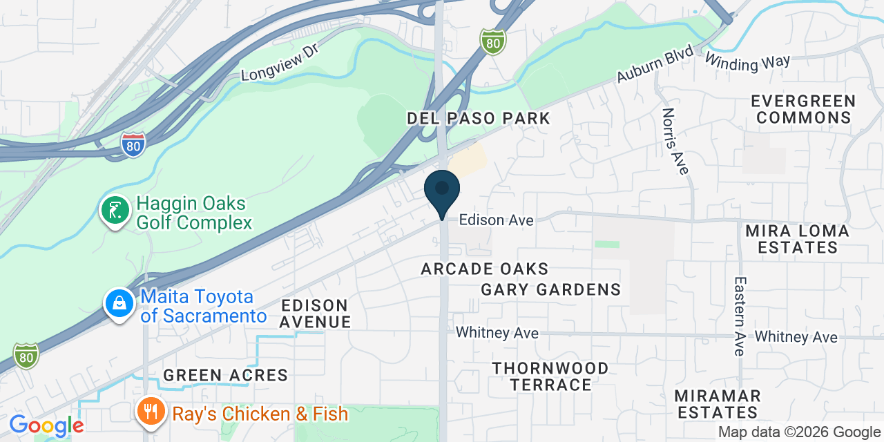 Map showing Arden-Arcade, Sacramento County, CA