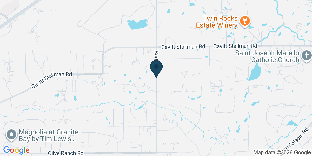 Map showing Placer County, CA