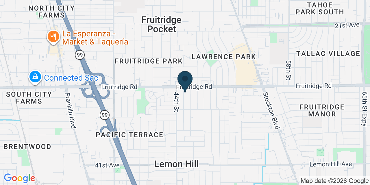Map showing Sacramento, Sacramento County, CA