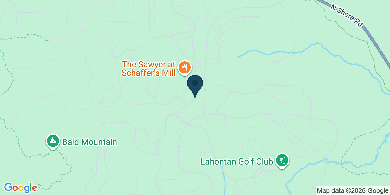 Map showing Truckee, Placer County, CA