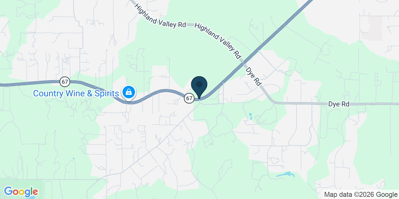 Map showing Ramona, San Diego County, CA