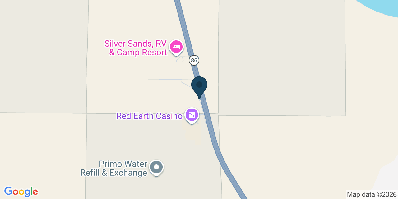 Map showing Imperial County, CA