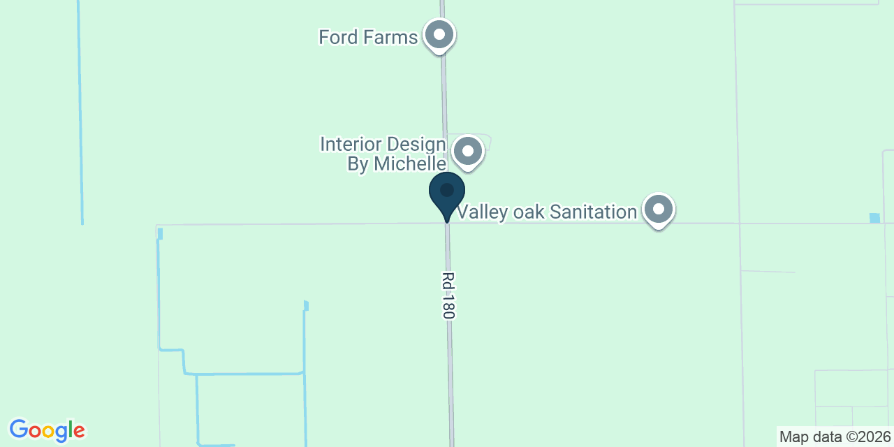 Map showing Tulare County, CA