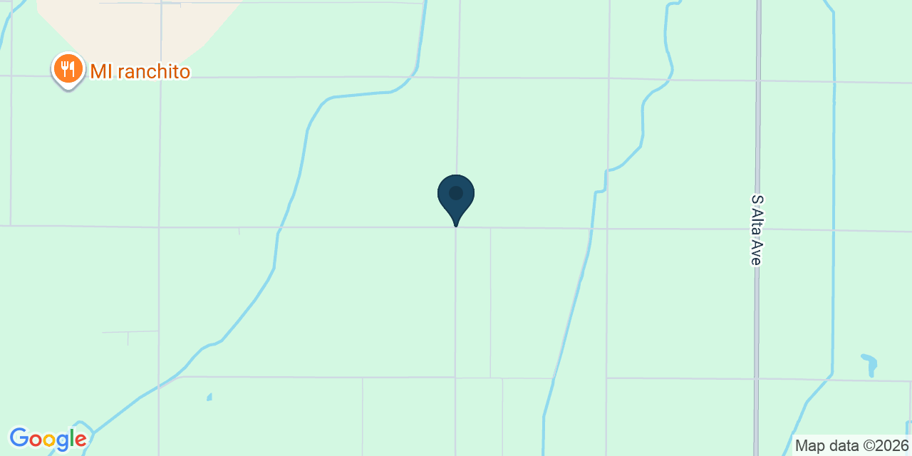 Map showing Fresno County, CA