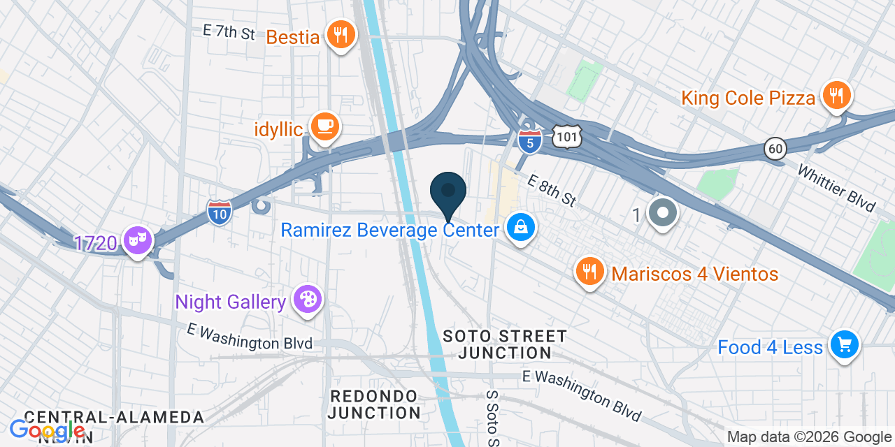 Map showing Los Angeles, Los Angeles County, CA