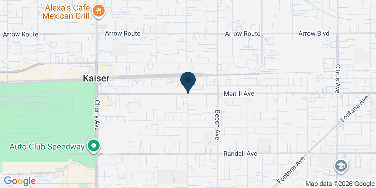Map showing San Bernardino County, CA
