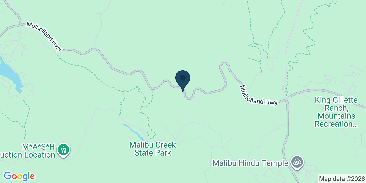 Map showing Calabasas, Los Angeles County, CA