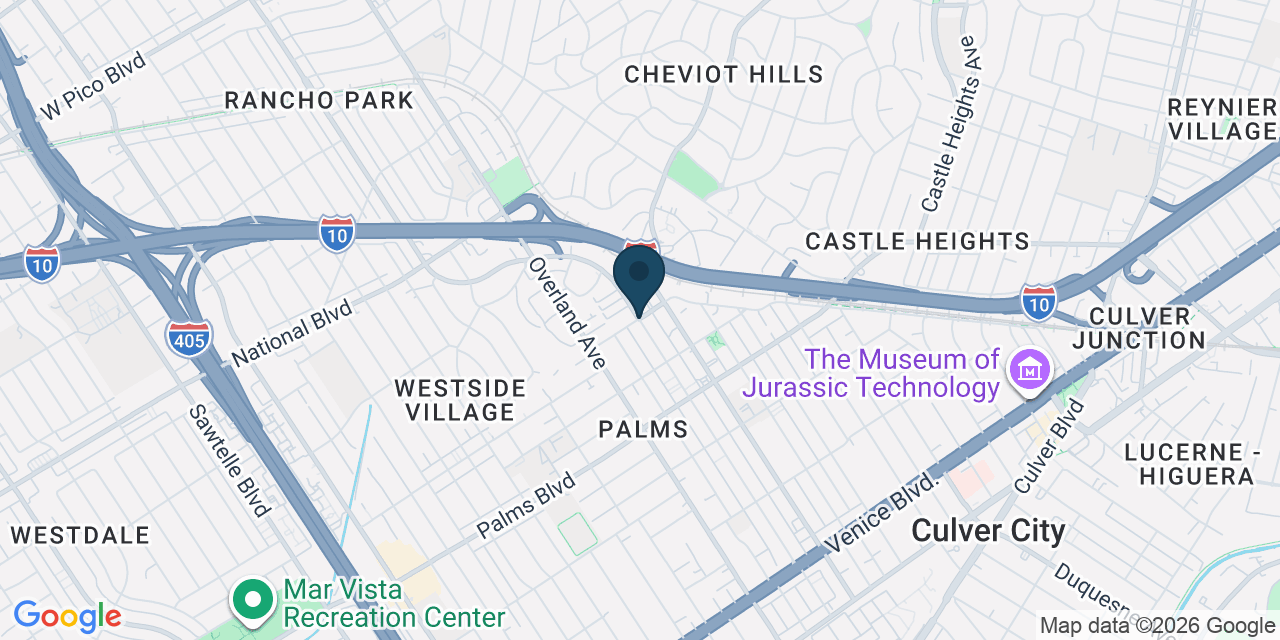 Map showing Los Angeles County, CA
