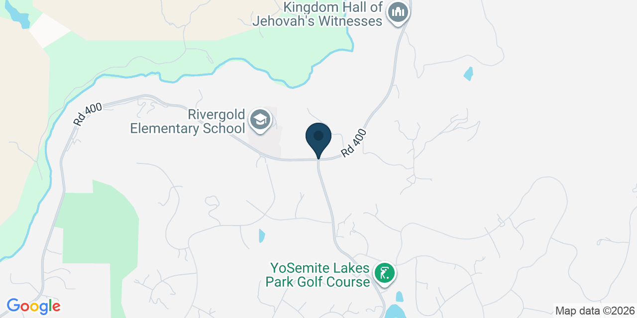 Map showing Yosemite Lakes, Madera County, CA