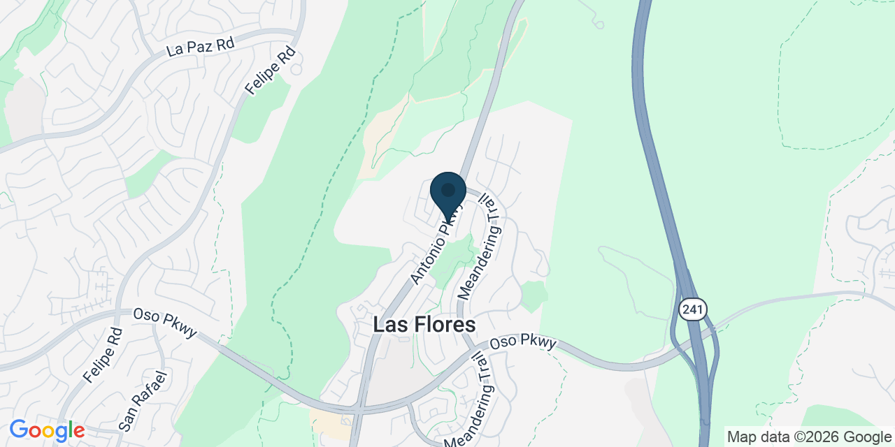 Map showing Orange County, CA