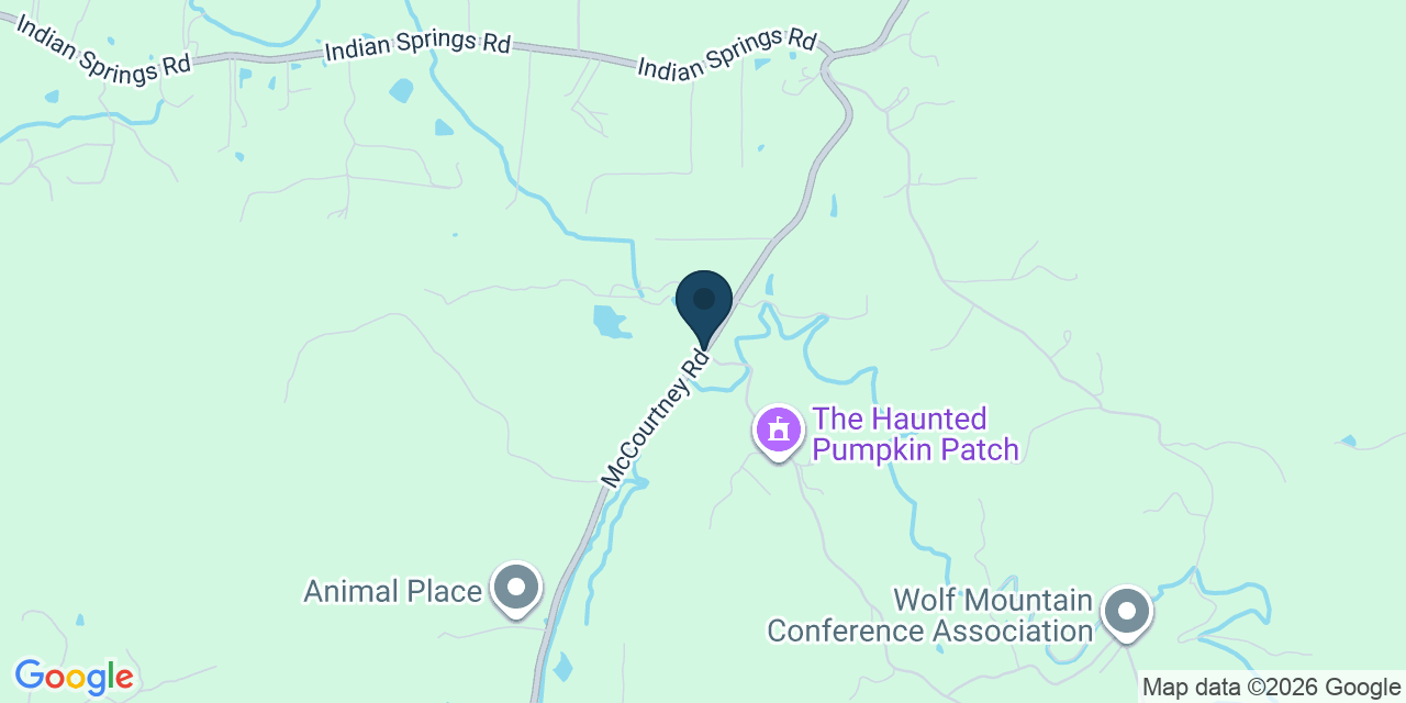 Map showing Nevada County, CA
