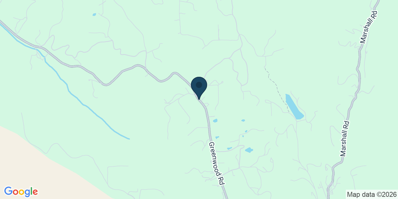 Map showing El Dorado County, CA