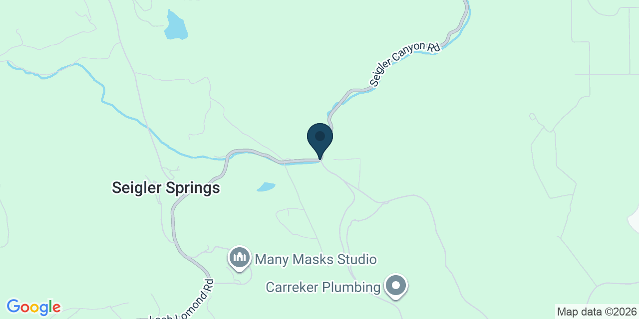 Map showing Lake County, CA
