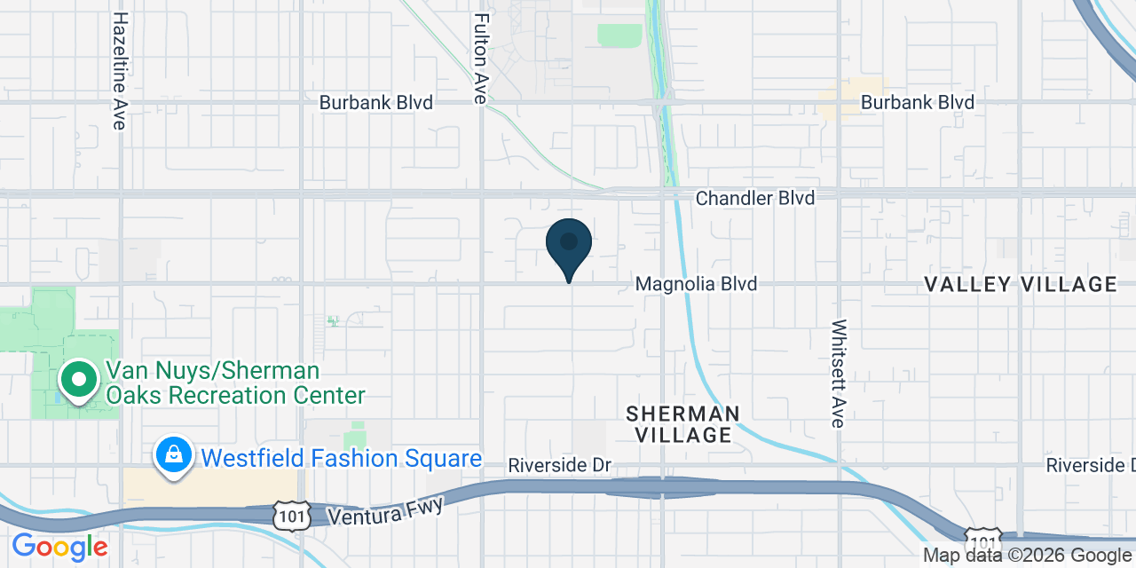 Map showing Los Angeles County, CA