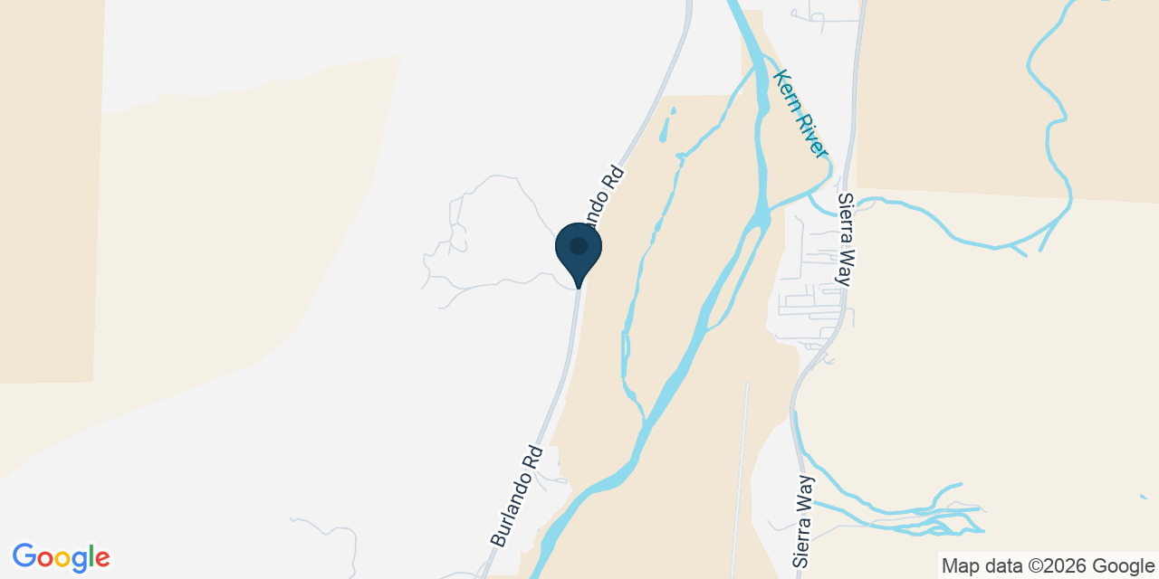 Map showing Kernville, Kern County, CA