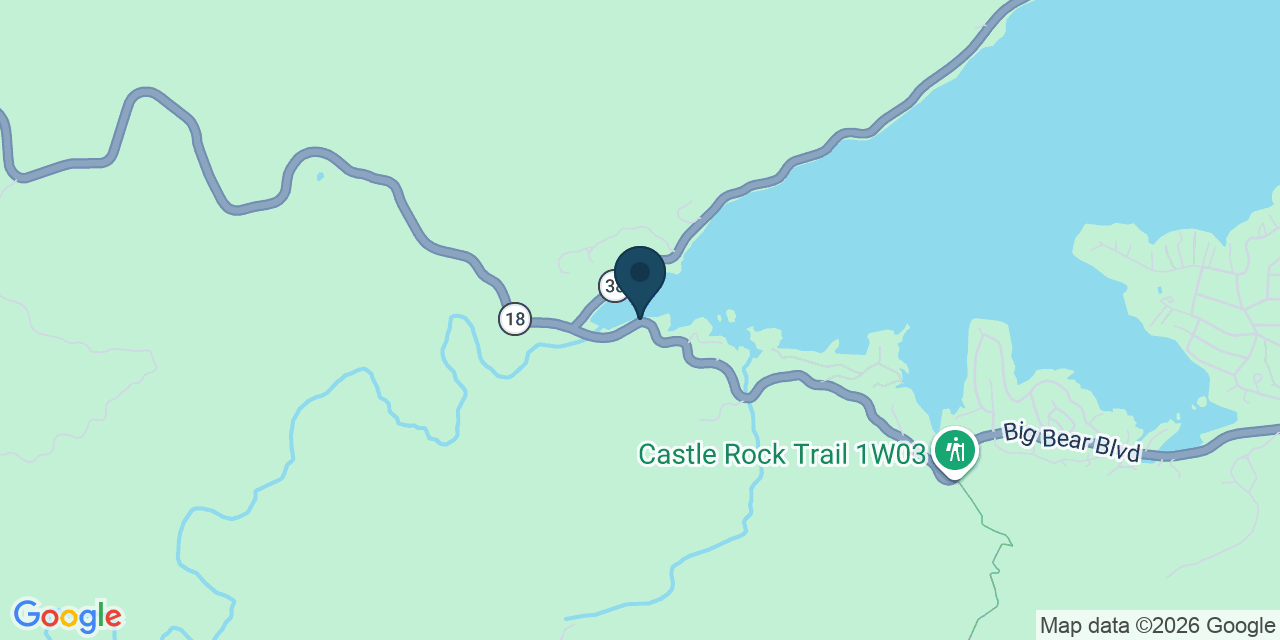 Map showing Fawnskin, San Bernardino County, CA