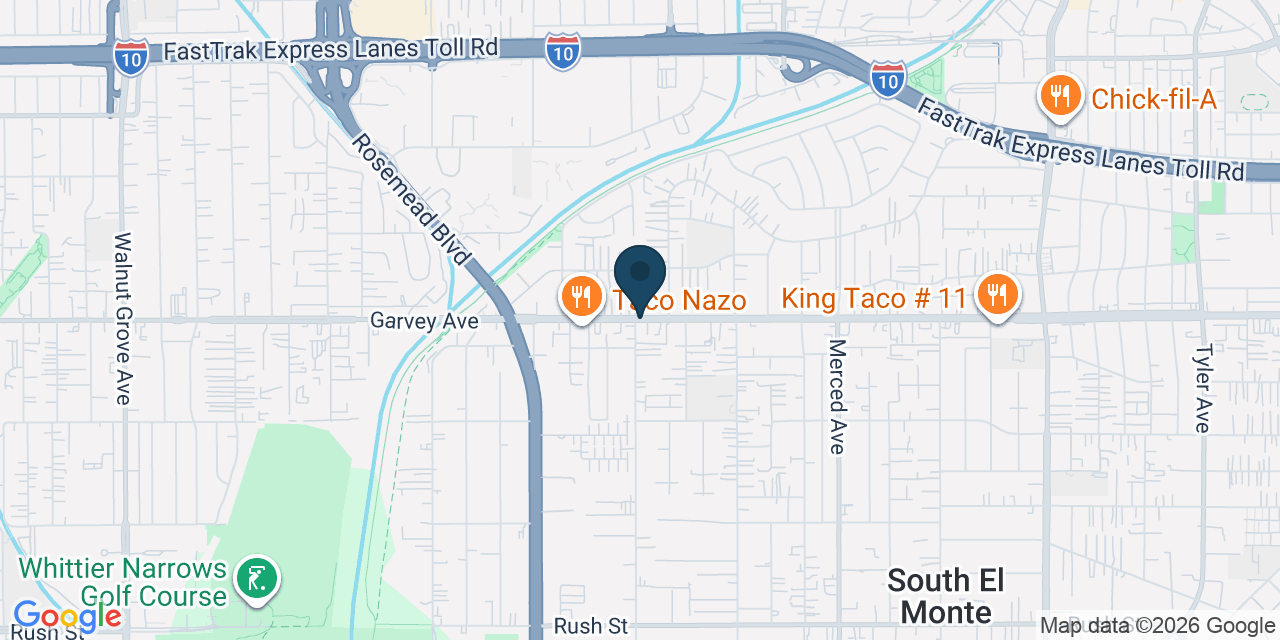 Map showing Los Angeles County, CA