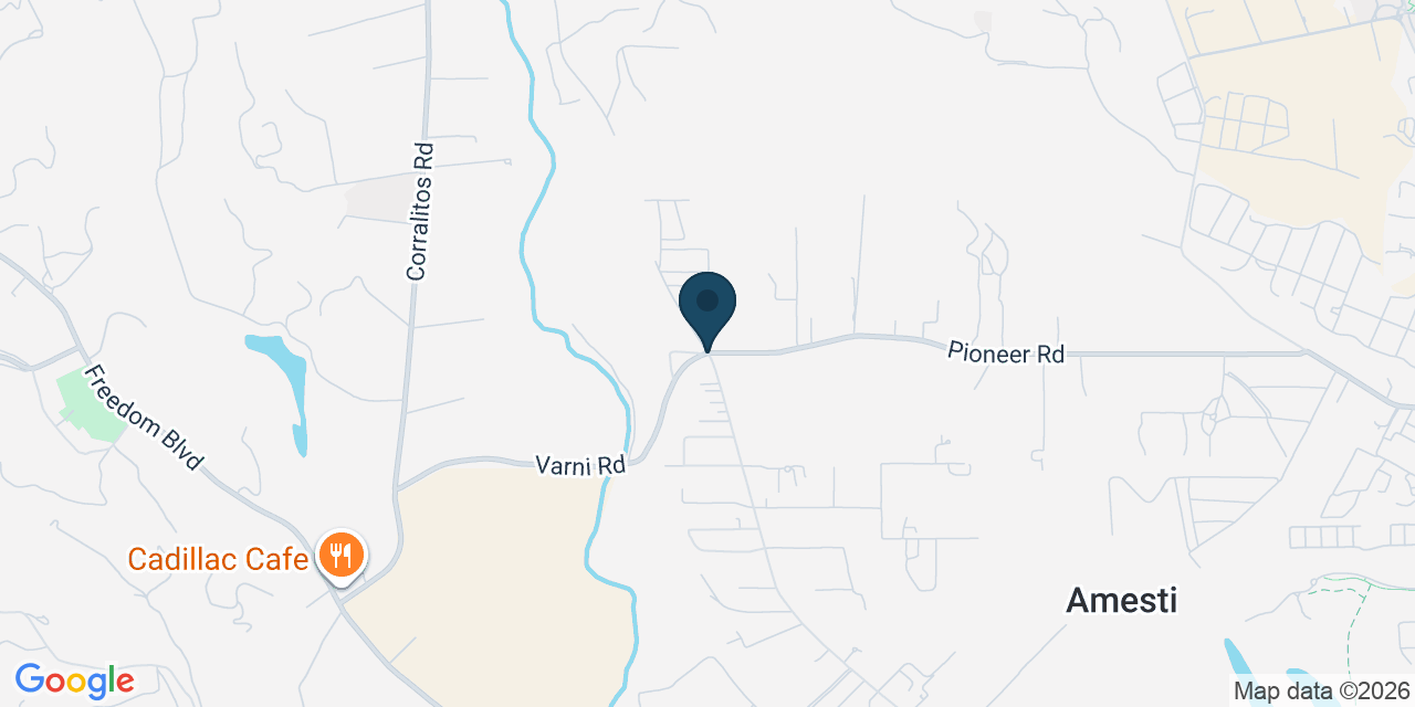 Map showing Amesti, Santa Cruz County, CA