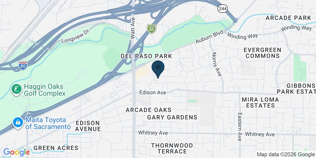 Map showing Sacramento, Sacramento County, CA