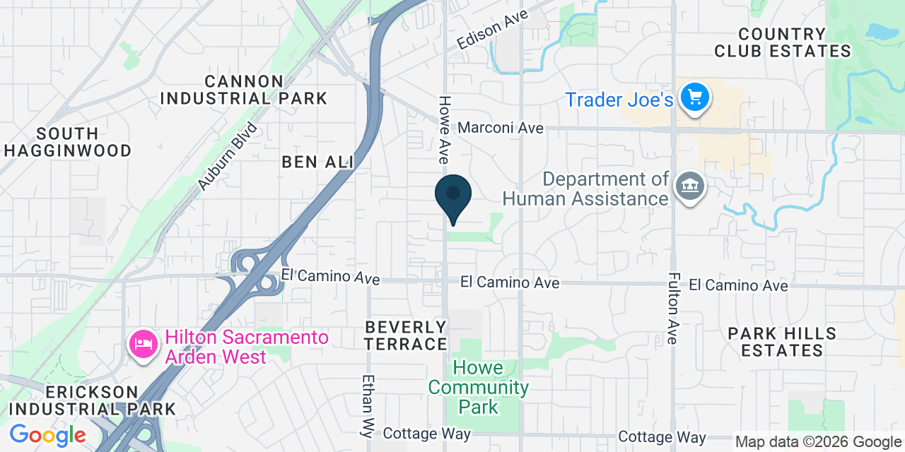 Map showing Sacramento, Sacramento County, CA
