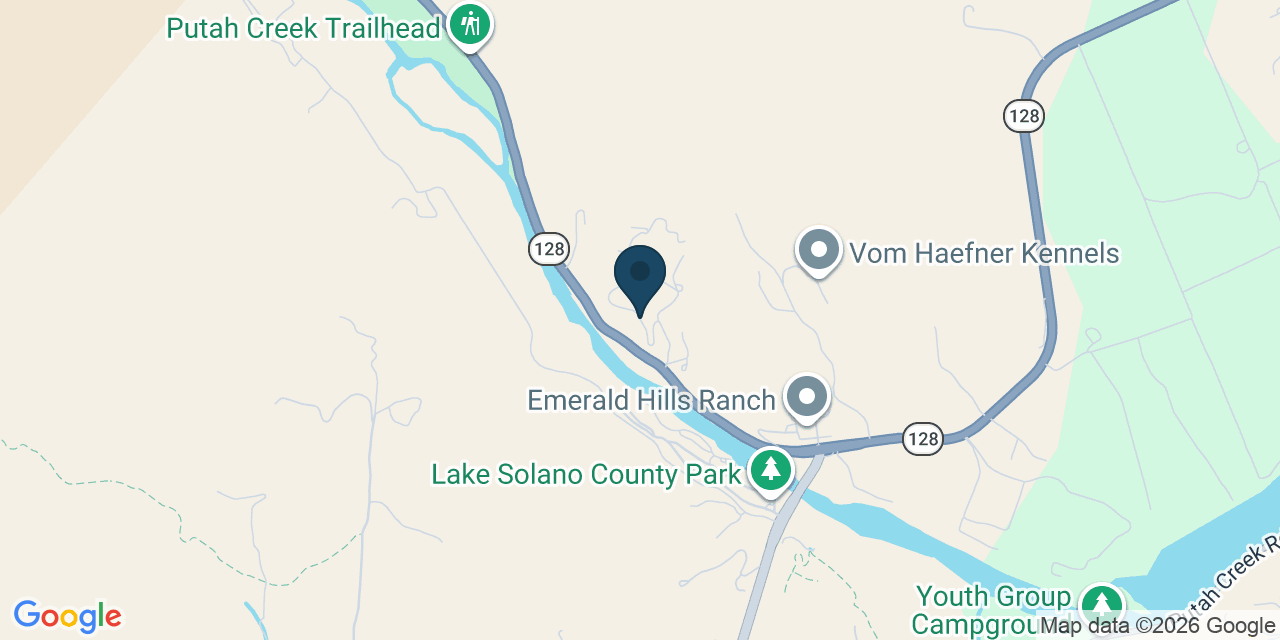 Map showing Yolo County, CA