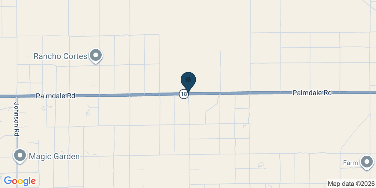 Map showing San Bernardino County, CA