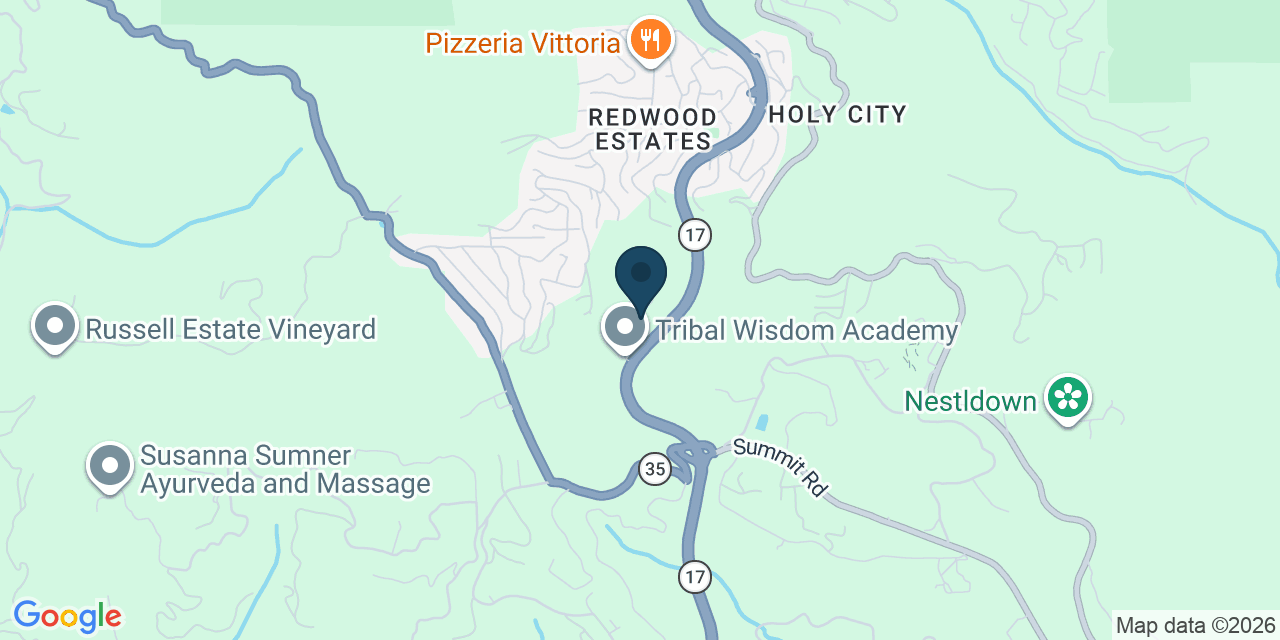 Map showing Lexington Hills, Santa Clara County, CA