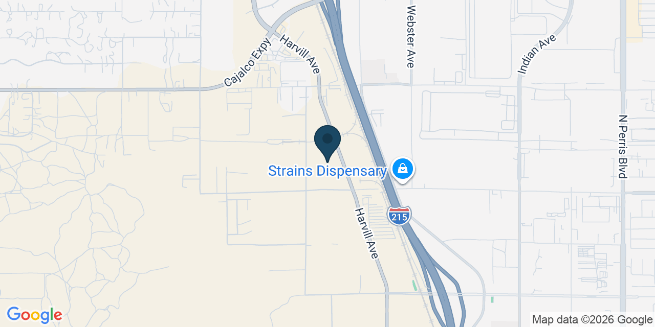 Map showing Perris, Riverside County, CA