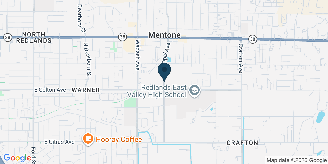 Map showing San Bernardino County, CA