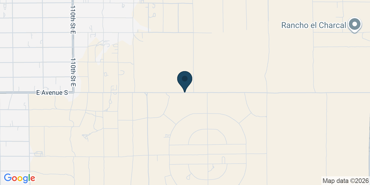 Map showing Los Angeles County, CA