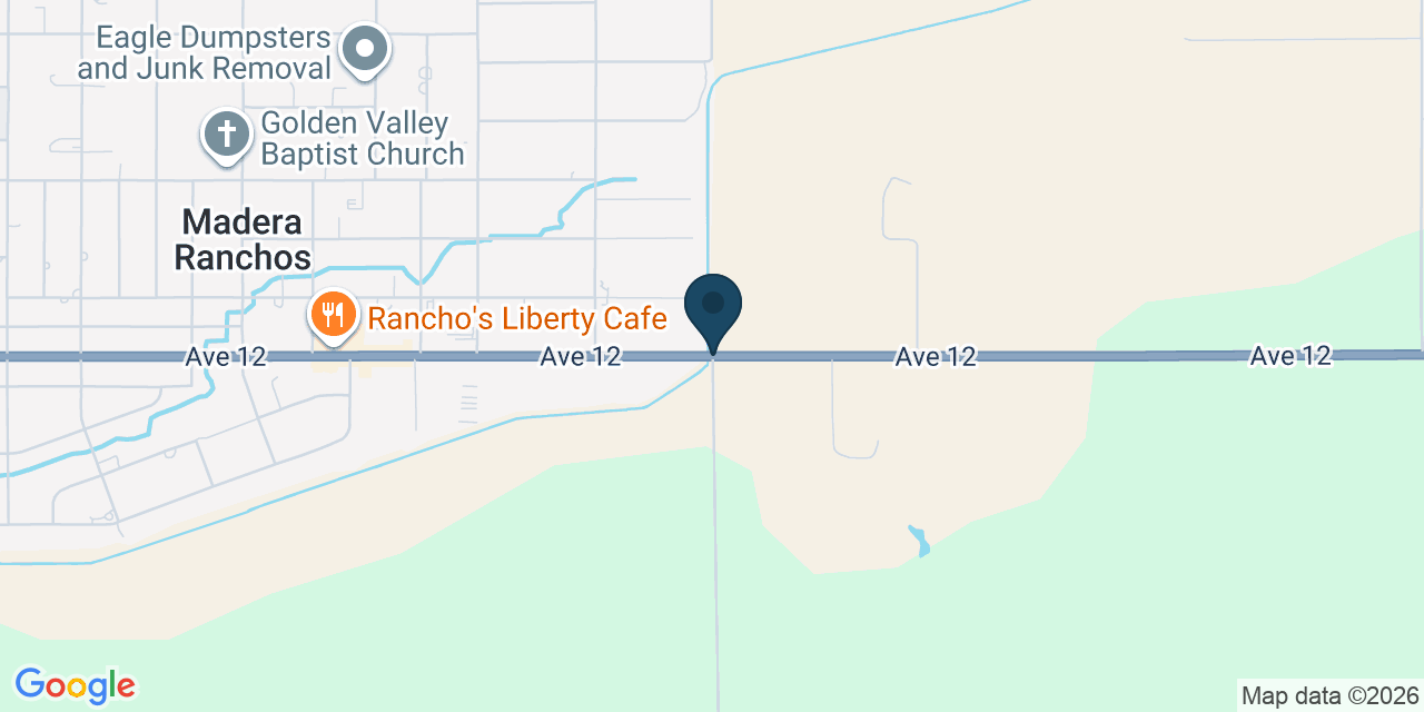 Map showing Madera County, CA