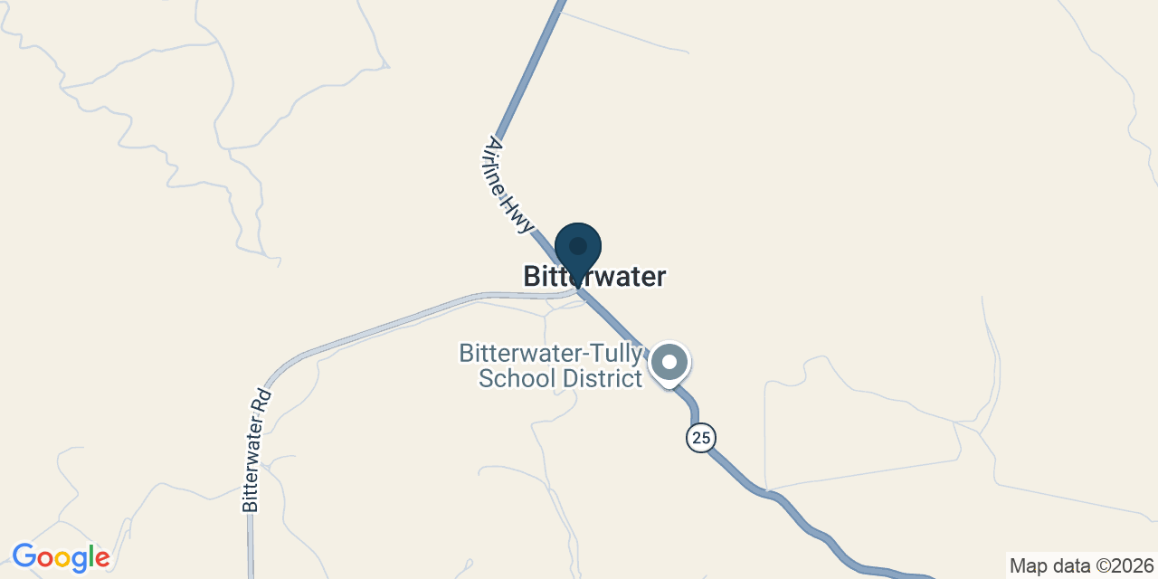 Map showing San Benito County, CA
