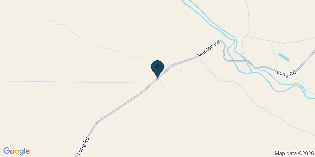Map showing Tehama County, CA