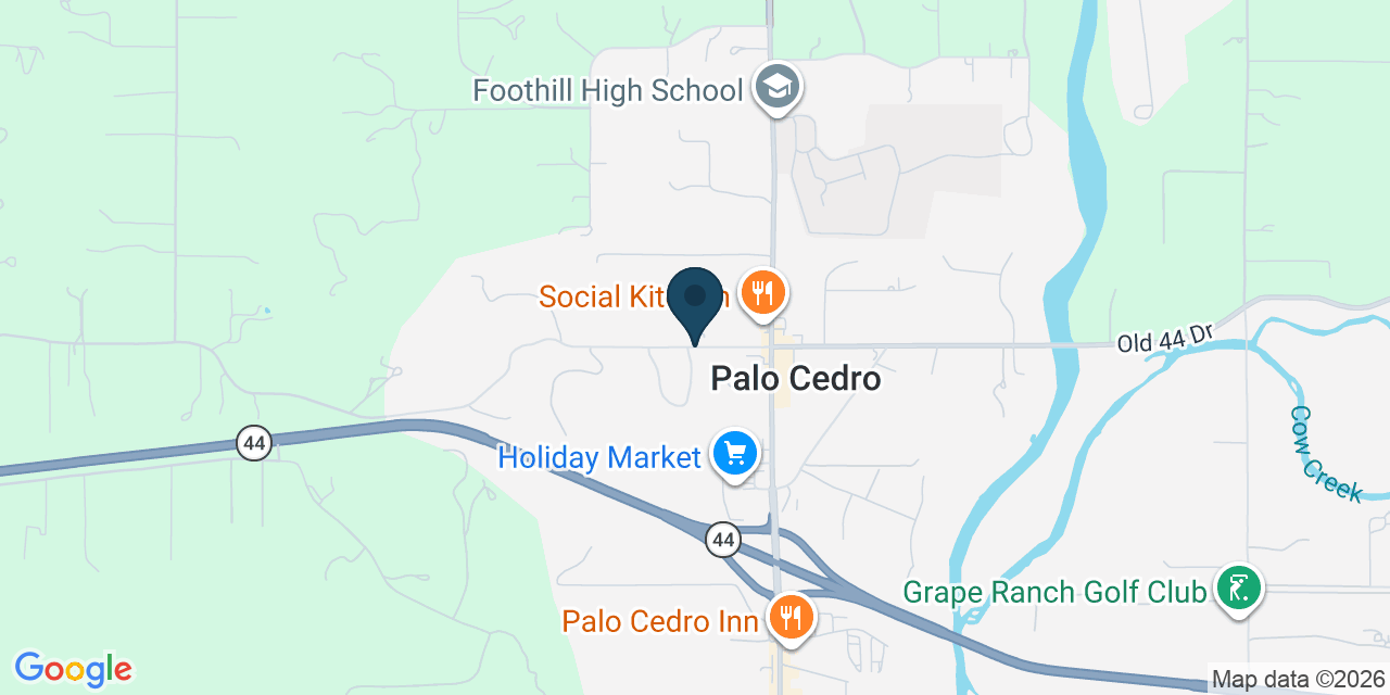 Map showing Shasta County, CA