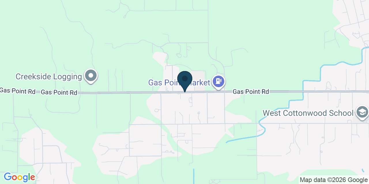 Map showing Cottonwood, Shasta County, CA