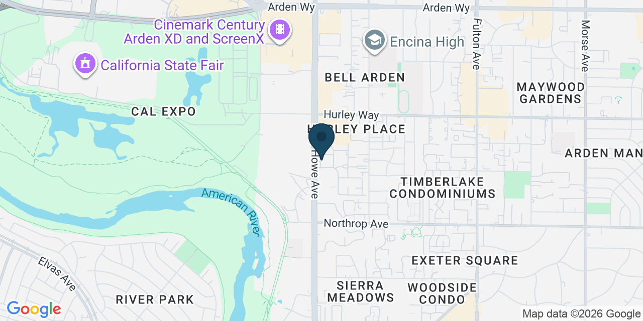 Map showing Sacramento, Sacramento County, CA
