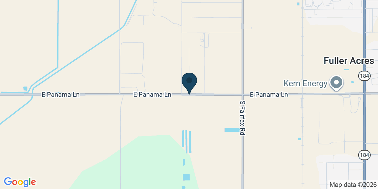 Map showing Kern County, CA