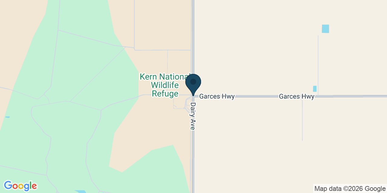 Map showing Kern County, CA