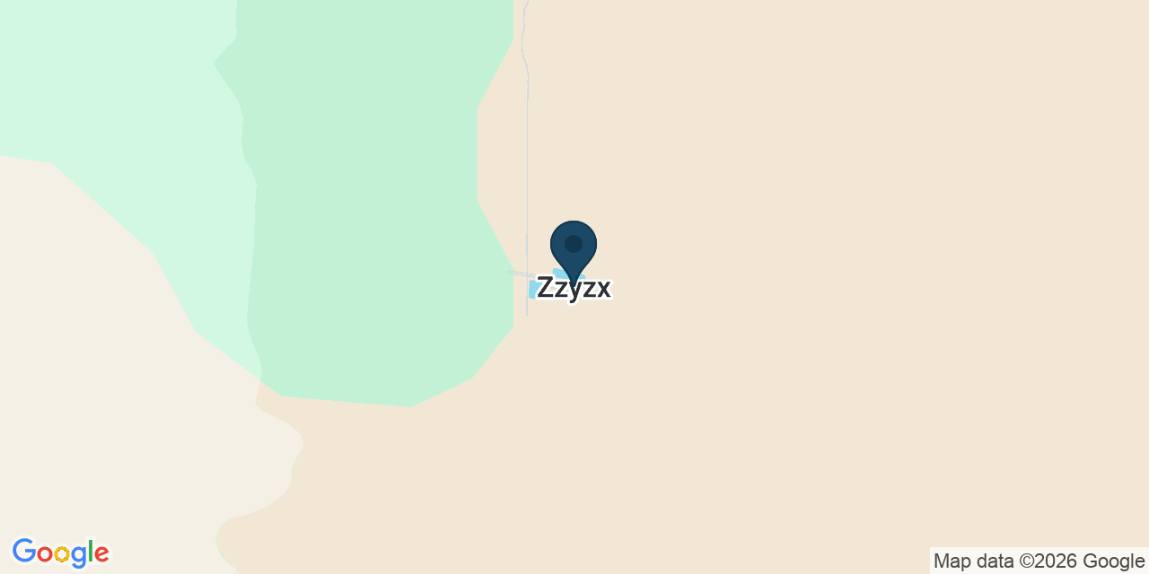 Map showing Zzyzx, San Bernardino County, CA