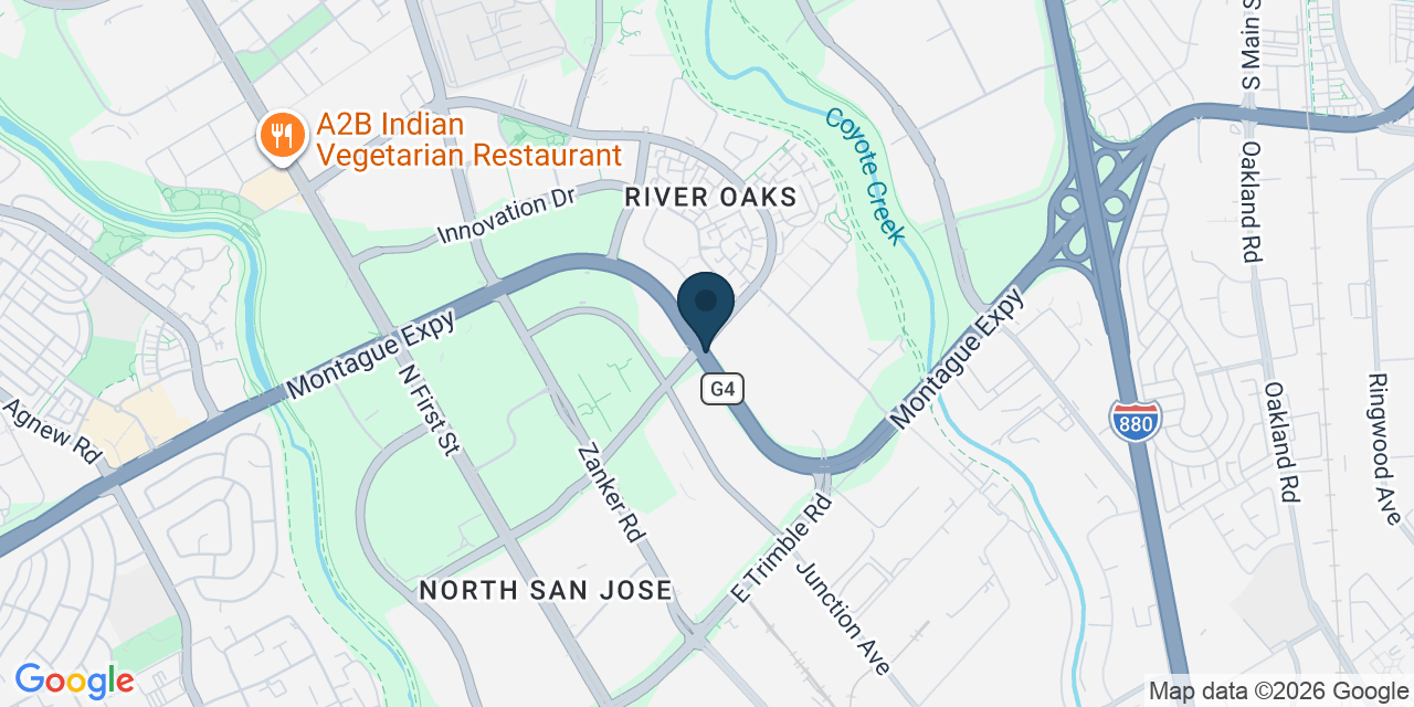 Map showing Santa Clara County, CA