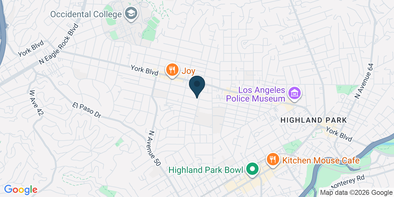 Map showing Los Angeles, Los Angeles County, CA