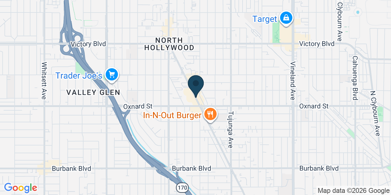 Map showing Los Angeles County, CA