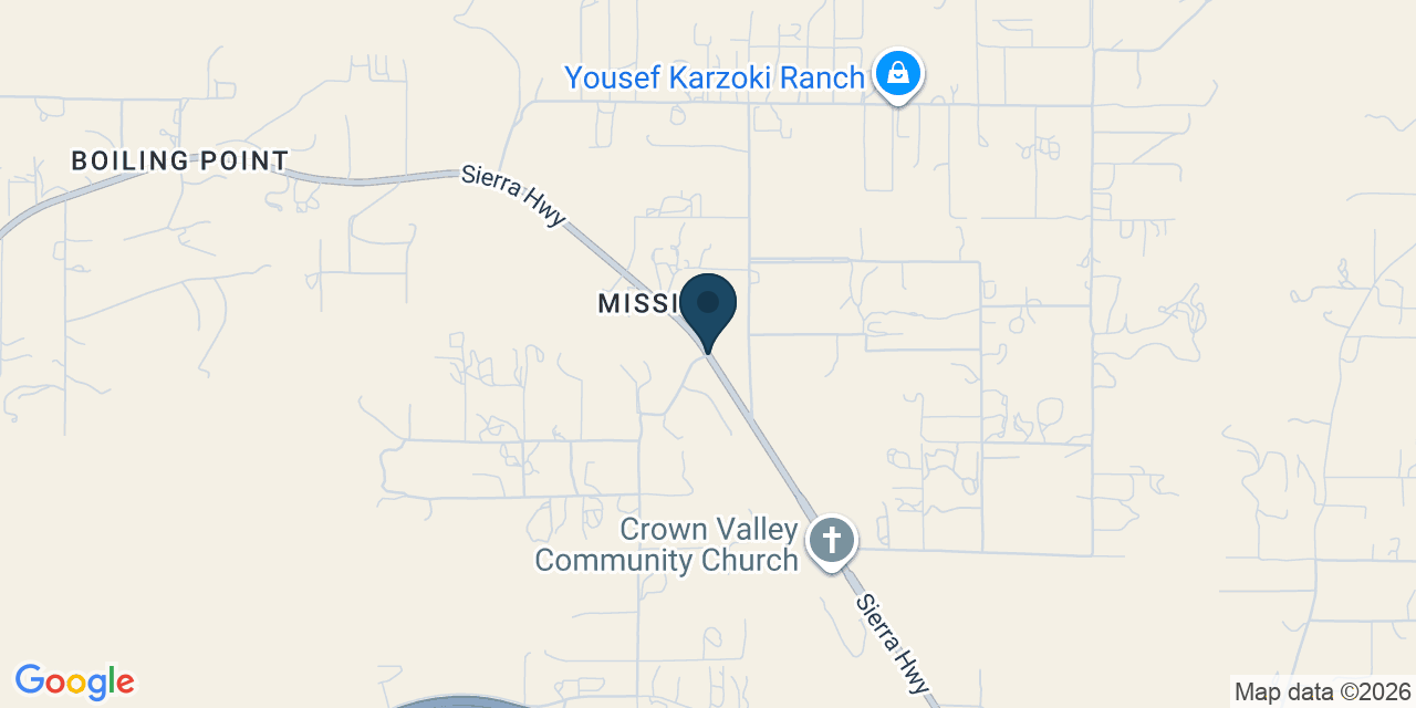 Map showing Acton, Los Angeles County, CA