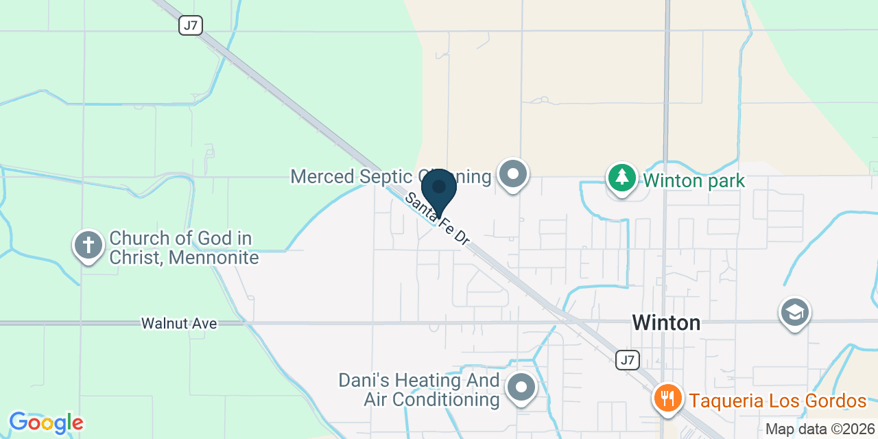 Map showing Merced County, CA