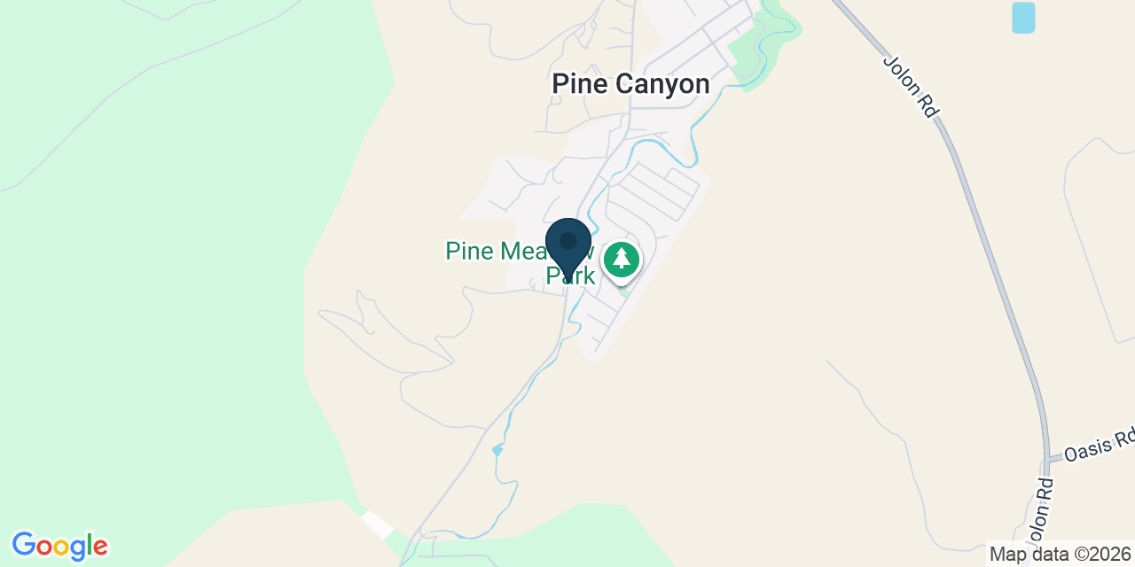 Map showing Pine Canyon, Monterey County, CA