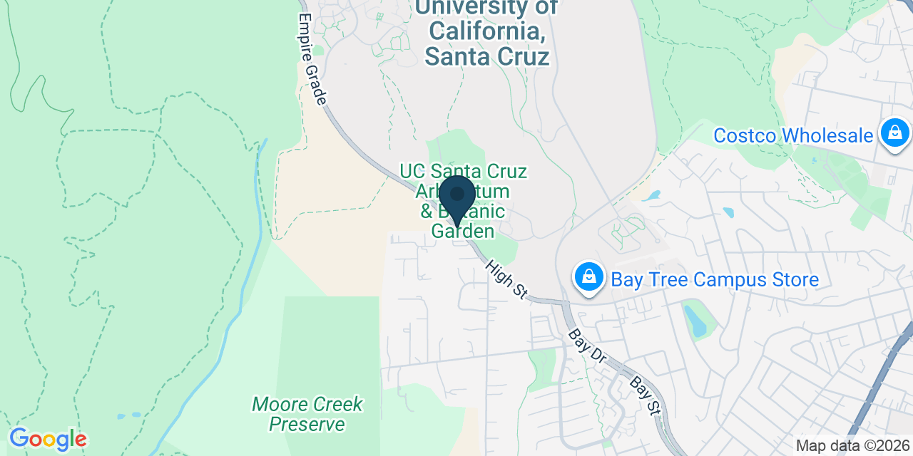 Map showing Santa Cruz, Santa Cruz County, CA