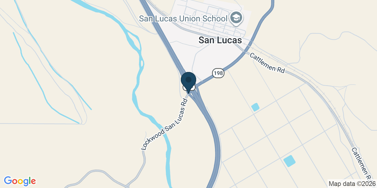 Map showing Monterey County, CA