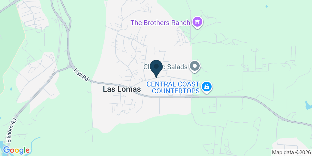 Map showing Monterey County, CA