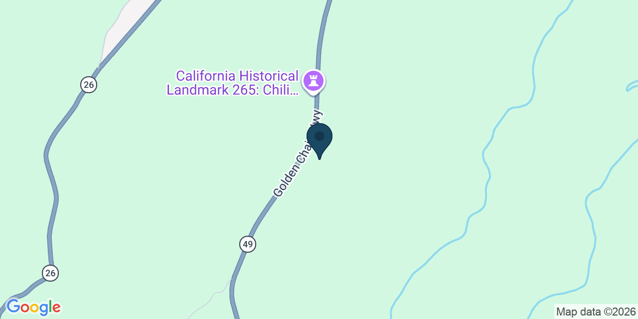 Map showing Mokelumne Hill, Calaveras County, CA