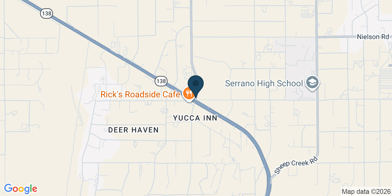 Map showing Phelan, San Bernardino County, CA